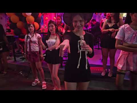 [4K 60FPS]SOI 6 PATTAYA  Halloween Night   2023 Thailand