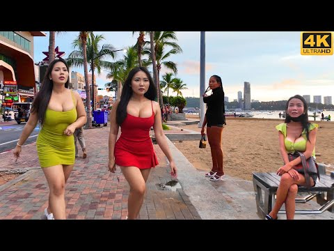 [4K] How is Thailand Now? Pattaya Soi 7, Soi 8, Beach Road Freelancers!