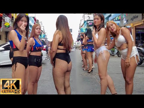 [4K] Pattaya Soi 6 & Soi 6/1 Scenes , Soi Buakhao , Soi 8 , Beach Road | September 2023 Thailand