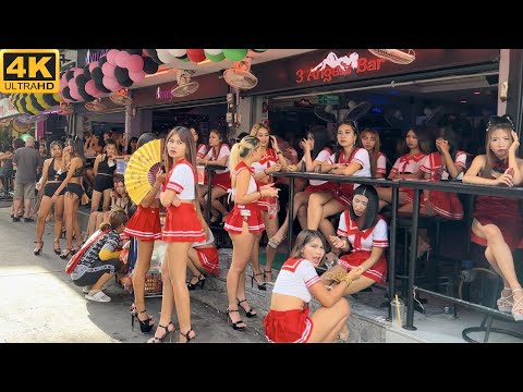 [4K] Soi6, Beach road  – Pattaya Pride Festival