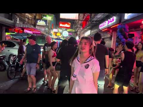 Exploring Pattaya soi 6 night life on Friday | 4K Mar 2024 Thailand