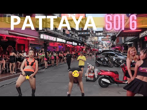 Pattaya | Craziest Soi 6 Scenes | Thailand 2023