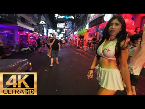 Pattaya. Soi 6, Beach Road, Walking street. Thailand. Walking around Pattaya. March 5, 2024.