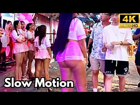 Pattaya Soi 6 in Slow Motion Feels Unreal! 4k POV Walk – Thailand 2024