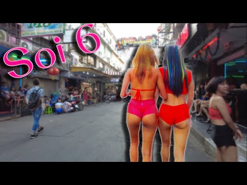 Pattaya Soi 6 UNCENSORED. Thailand's wildest street.