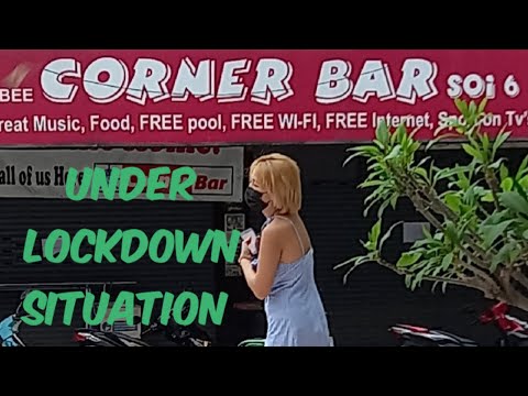 Pattaya, soi 6 walk till Beachroad 6th July 2021