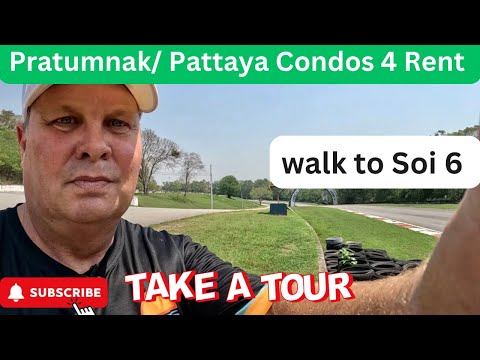 Pratumnak and Pattaya One Bed Condos to Rent – Soi 6 within Walking Distance – I take a look at both