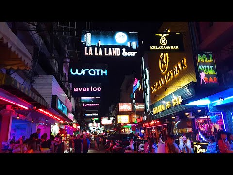 Soi 6, Pattaya, Thailand (4K)