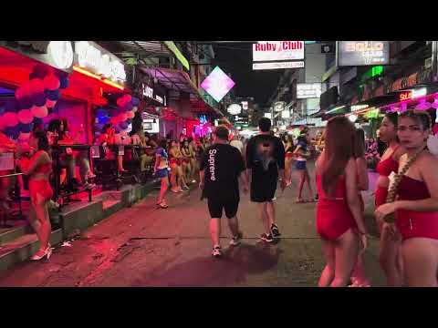 Thailand night walk on Soi 6