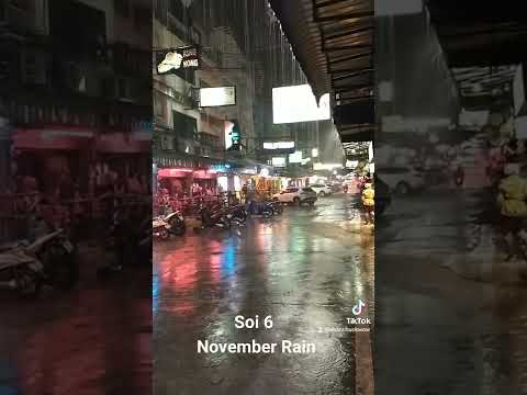 Thailand, Pattaya City, Soi 6 November Rain