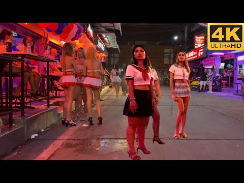 [4K] Pattaya nightlife walking Soi 6 – Thailand May 2023