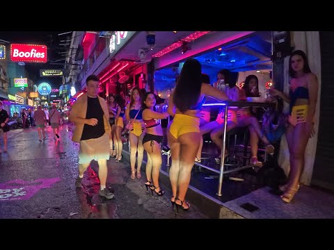 4K Soi 6 Pattaya 08:30PM men dreamland red light district sexy ladys search customer October 2024