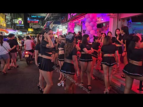 [4K] Soi 6 Pattaya  Satuday  Weekend many New Ladies   March.09.2024