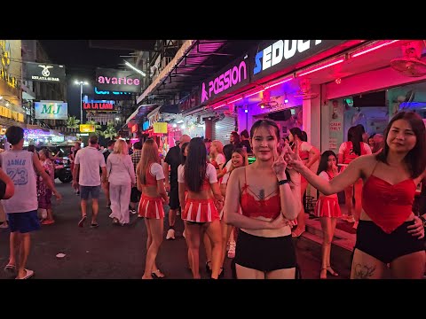 [4K] Soi 6 Pattaya  Sunday Nightlife  Feb.4th.2024