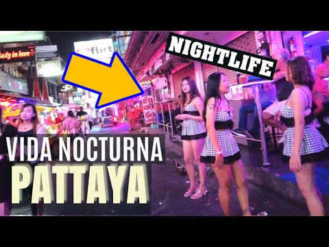 Así es Tailandia de noche – ¡Explorando la electrizante vida nocturna en Soi 6 Pattaya!👈