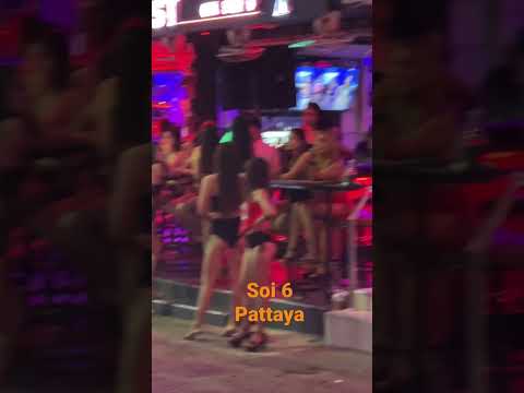 Bar girls, Soi 6, Pattaya #shorts #thailand #pattaya