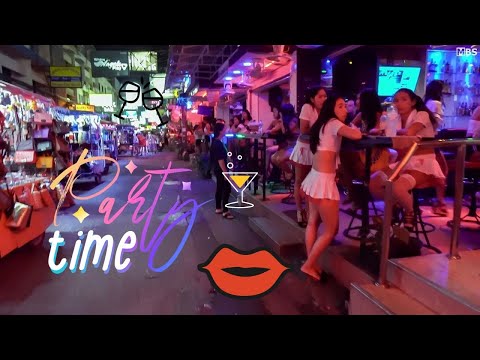 In Soi 6 Pattaya the Party no Stop , Thailand