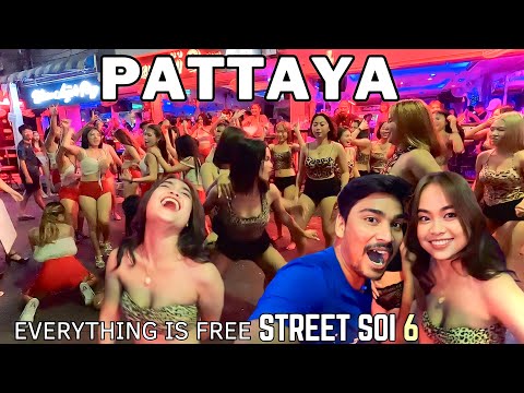Pattaya nightlife street Soi6 | Pickup Girls in Pattaya| Pattaya night life Thailand | Pattaya girl