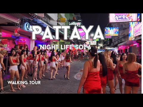 Pattaya Nightlife / Thailand / Pattaya Walk Soi 6 /Soi 6 /No talking