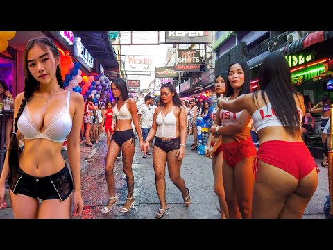 Pattaya Soi 6, Beach Road, & Soi Lengkee Scenes – Thailand 2024