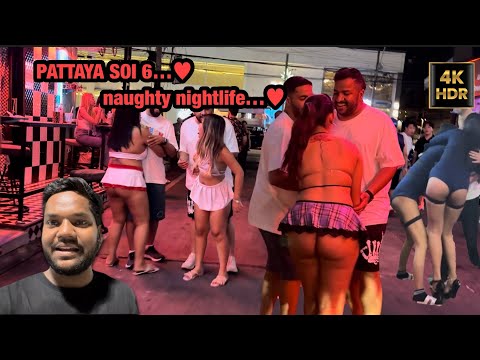 PATTAYA SOI 6 😱 NIGHTLIFE 🥵 || Thailand 🇹🇭 || #pattaya #soi6