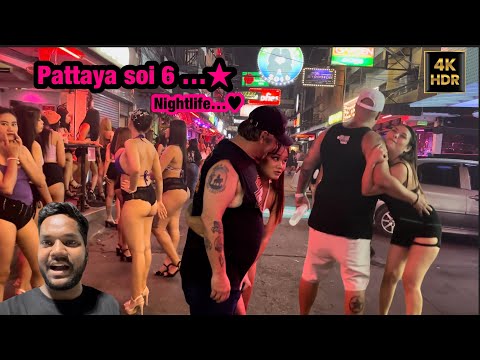Pattaya soi 6 😱 nightlife 🥵 || Thailand 🇹🇭 #soi6 #pattaya