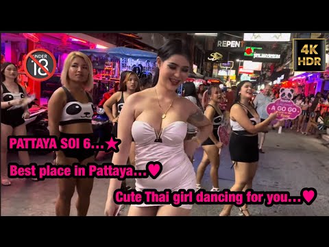 PATTAYA SOI 6 😱 NIGHTLIFE || Thailand 🇹🇭 || more much girls here|| #pattaya #nightlife #soi6