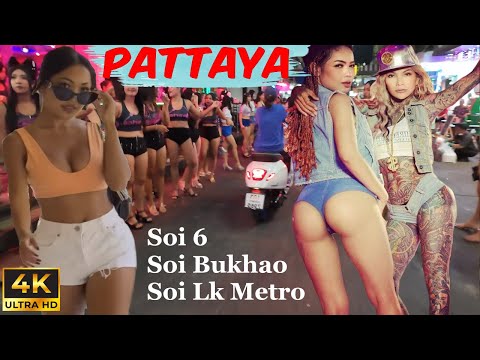 Pattaya's Diverse Streets: Exploring soi 6 Nightlife and Soi Buakhao Charms and Soi LK metro