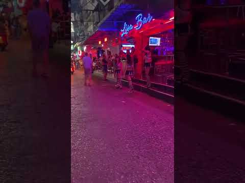 Popular Street in Pattaya 🫶 Soi 6, Beautiful Girls #travel #thailand #shorts #girls