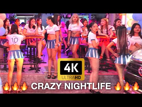 Soi 6 Insanity: Pattaya's Wild Nightlife Scene Captured in 4K | Ultimate Party Experience 2023