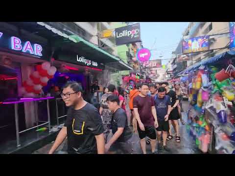 soi 6 pattaya 2024  #thailand  #soi6….songkran ..