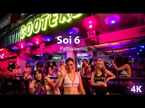 Soi 6 Pattaya: Beautiful Girls Smile and Wave at Me