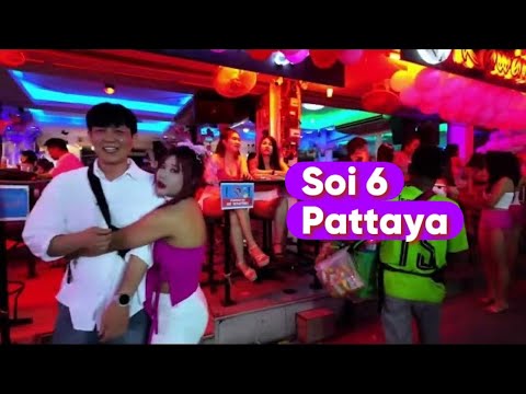 Soi 6 Pattaya, Girls will grab you while walking! August 2024