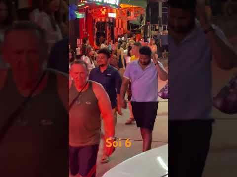 Soi 6, Pattaya, Nightlife #shorts #thailand #pattaya