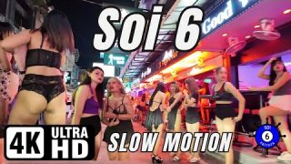 Soi 6 | Pattaya | Slow Motion | 02-10-2024 | 4K Ultra HD 60FPS