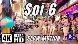 Soi 6 | Pattaya | Slow Motion | 24-09-2024 | 4K Ultra HD 60FPS