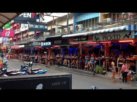 Soi 6, Pattaya, Thailand – Pattaya Soi 6 – scenes at daytime (2021) (4K)