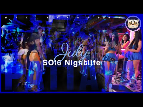 Such a stunning bar street | 4K Pattaya soi 6 nightlife walking tour Jul 2024