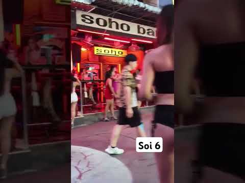 Walking street, soi 6 #pattaya #bangkok #tranding #shorts #yoitubeshorts