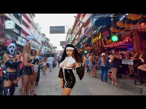 Red Light's Halloween in Pattaya | Soi 6 | Thailand | No talk