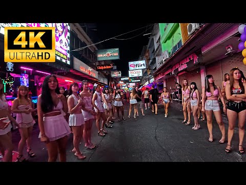 [4K] Pattaya Soi 6 Scenes, Beach Road, Walking Street | February 2025 Thailand