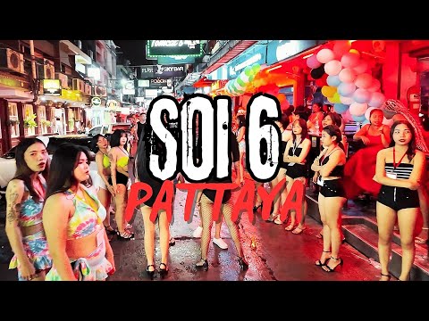 A Night Walk Through Soi 6 Pattaya – Must-See! #soi6pattaya