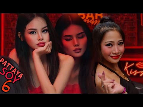 ATTRACTIVE STAFF OFFER THE LOVE in PATTAYA SOI 6, Exciting Street Scenes and Walk to Beach Road