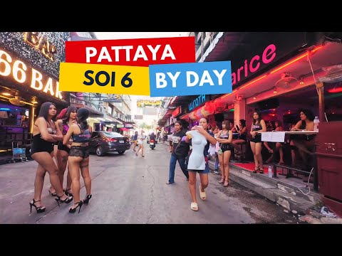 🇹🇭 PATTAYA · Soi 6 By Day · Full Walking Tour