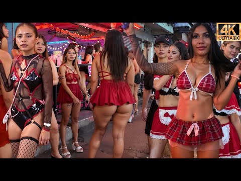 Pattaya. Soi 6. Incredible walk. Walking around Pattaya. Day time in pattaya