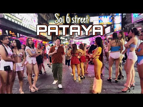 Pattaya Soi 6 Street Nightlife ​⁠#thailand #pattaya #bangkok