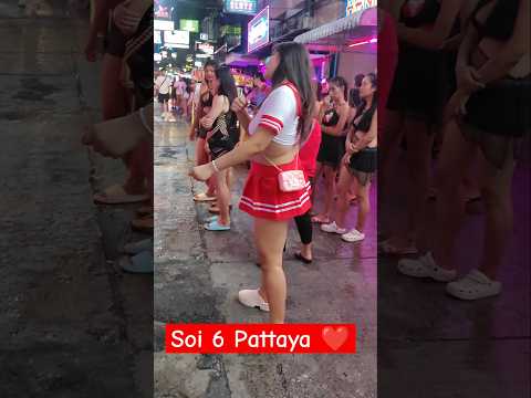 Pattaya Soi 6 Thailand Scenes ❤️ #shorts