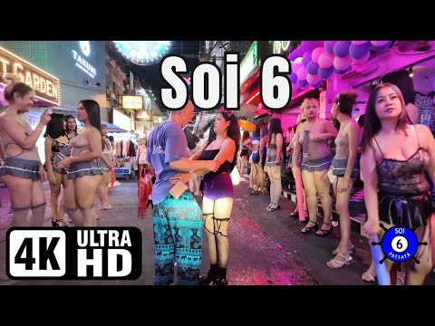Soi 6.1 & Soi 6 | Pattaya Thailand | 4K Ultra HD 60FPS