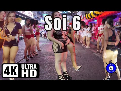 Soi 6.1 & Soi 6 | Pattaya Thailand | 4K Ultra HD 60FPS