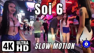 Soi 6.1 & Soi 6 | Pattaya Thailand | Slow Motion🔥 | 4K Ultra HD 60FPS